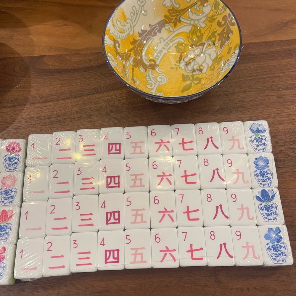 Mahjong Tiles. New. Green. 2 Sets Left. Sets have slight misprints. see details - Picture 3 of 16